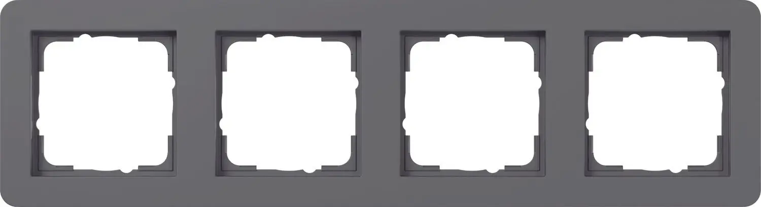 Produktfoto 1 von Abdeckrahmen 4f Gira E1 Anthrazit
