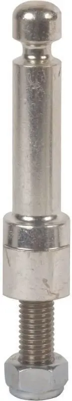 Produktfoto 1 von Erdungsfestpunkt m. Ringnut D 16mm u. Gewindebolzen m. Mutter M12x35mm