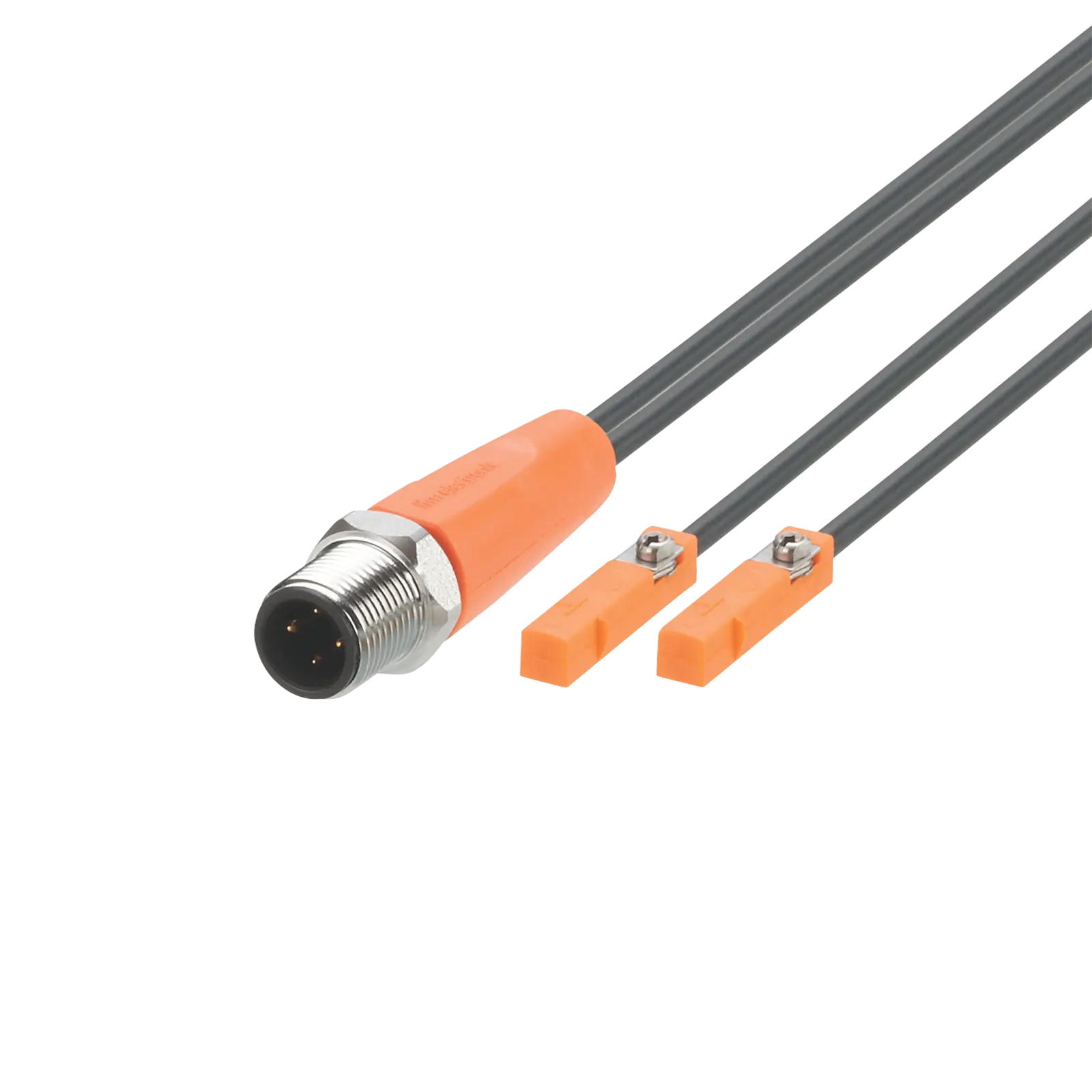 Produktfoto 1 von Zylindersensor GMR 25x5x6,5 2,8mT 2xS DC PNP 0,3m PVC M12 3L 6000Hz