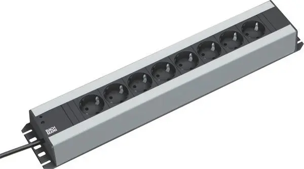 Produktfoto 1 von Handwerkerleiste 8xSchuko Strom 2m Schuko