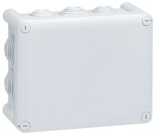 Produktfoto 1 von Abzweigdose Plexo, 180x140x86mm , IP 55, 10 Membran-Einführungen