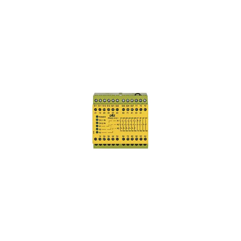 Produktfoto 1 von PNOZ X10.1 24VDC 6n/o 4n/c 6LED Sicherheitsschaltgerät