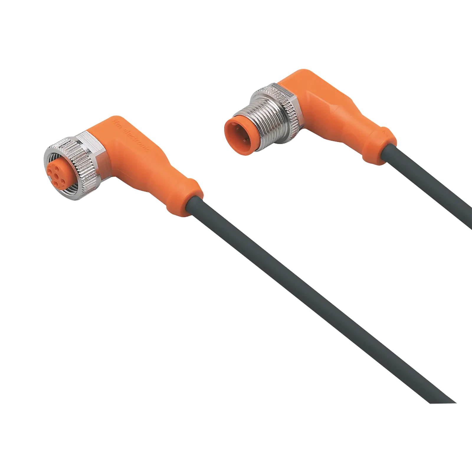 Produktfoto 1 von Verbindungskabel <60VAC 0,3m PUR Gehäuse TPU orange FKM IP65/67-69K