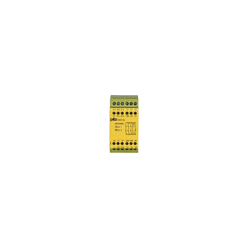 Produktfoto 1 von PNOZ X4 230VAC 3n/o 1n/c Sicherheitsschaltgerät
