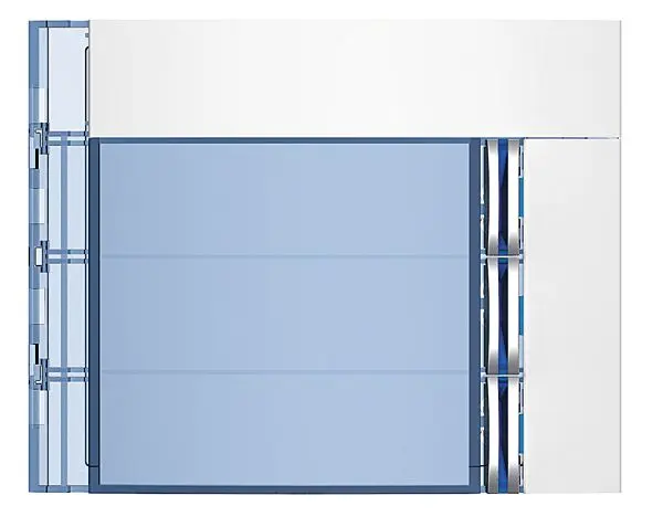 Produktfoto 1 von Frontblende Ruftastmodul 3Rt Allwhite