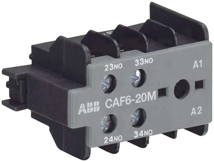 Produktfoto 1 von CAF6-20M Hilfsschalter m. Schraubanschl. CAF6-20M