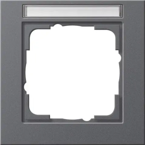Produktfoto 1 von Abdeckrahmen 1fach BSF E2 anthrazit