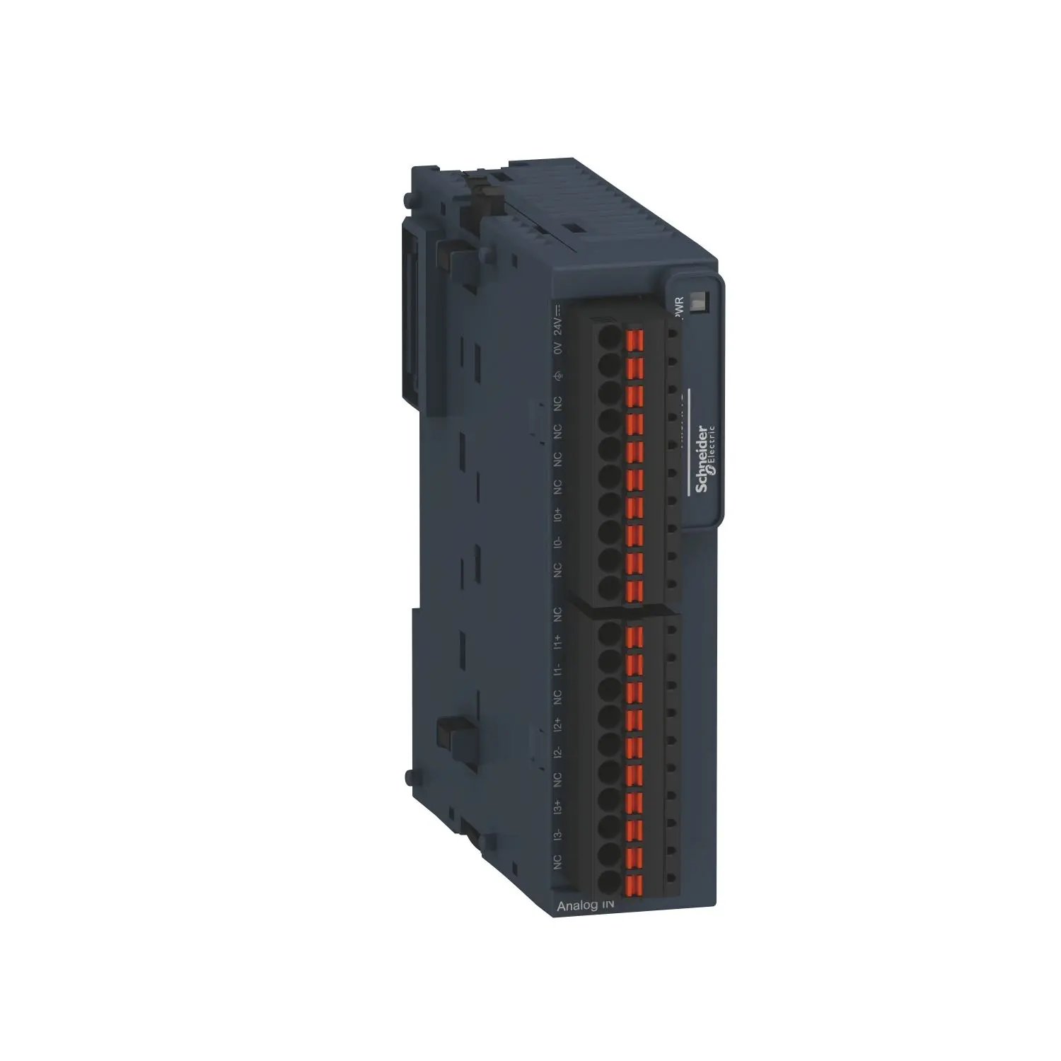 Produktfoto 1 von E/A-Erweiterung TM3 EA-Modul 4 analog Ein. Spannung/Strom 12BIT Federzug