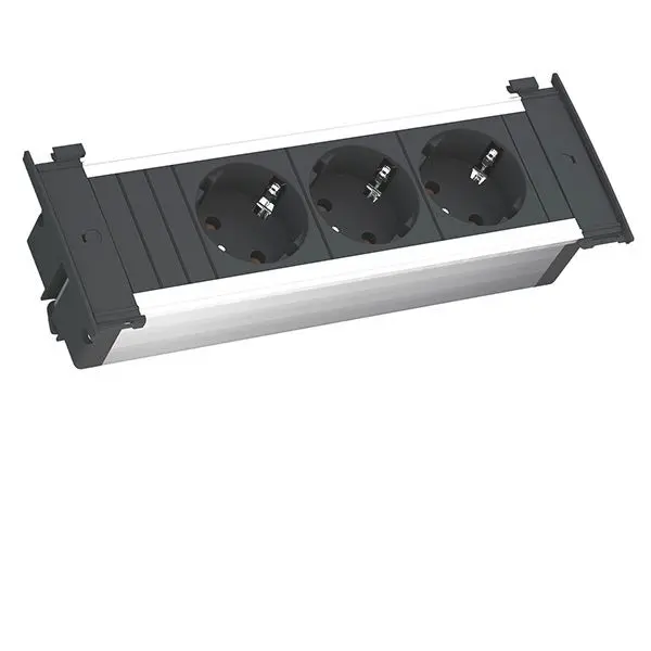 Produktfoto 1 von KAPSA 3xSchuko sw Strom 2m Schuko