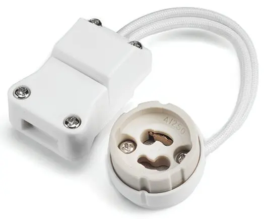 Produktfoto 1 von Lampenfassung GU10 15 cm Kabel