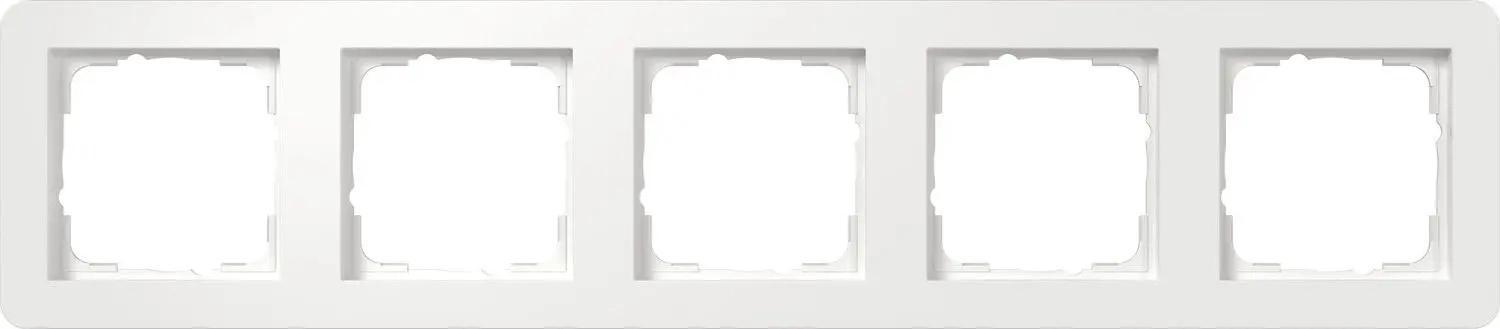 Produktfoto 1 von Abdeckrahmen 5f Gira E1 Reinweiß