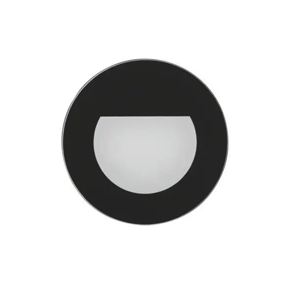 Produktfoto 1 von LED-Wandeinbauleuchte 230V AC 1,5W 3000K sw/Gl