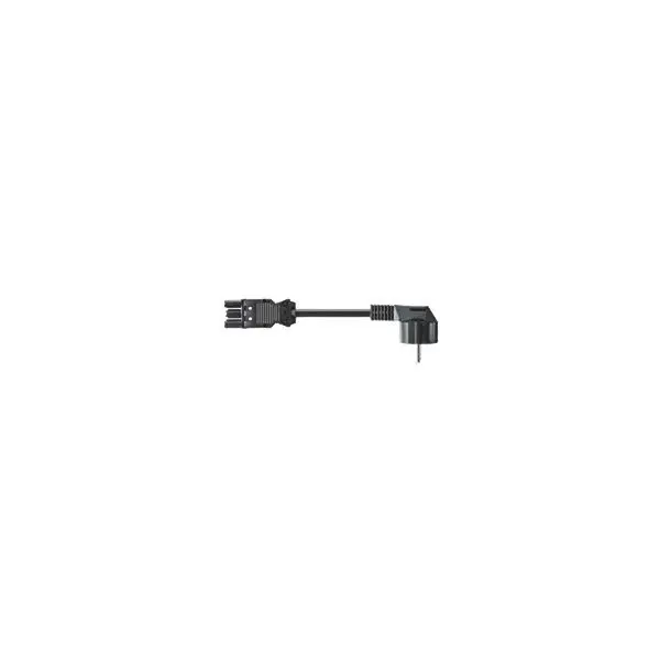 Produktfoto 1 von Gerätezuleitung Schuko GST18 2m schwarz