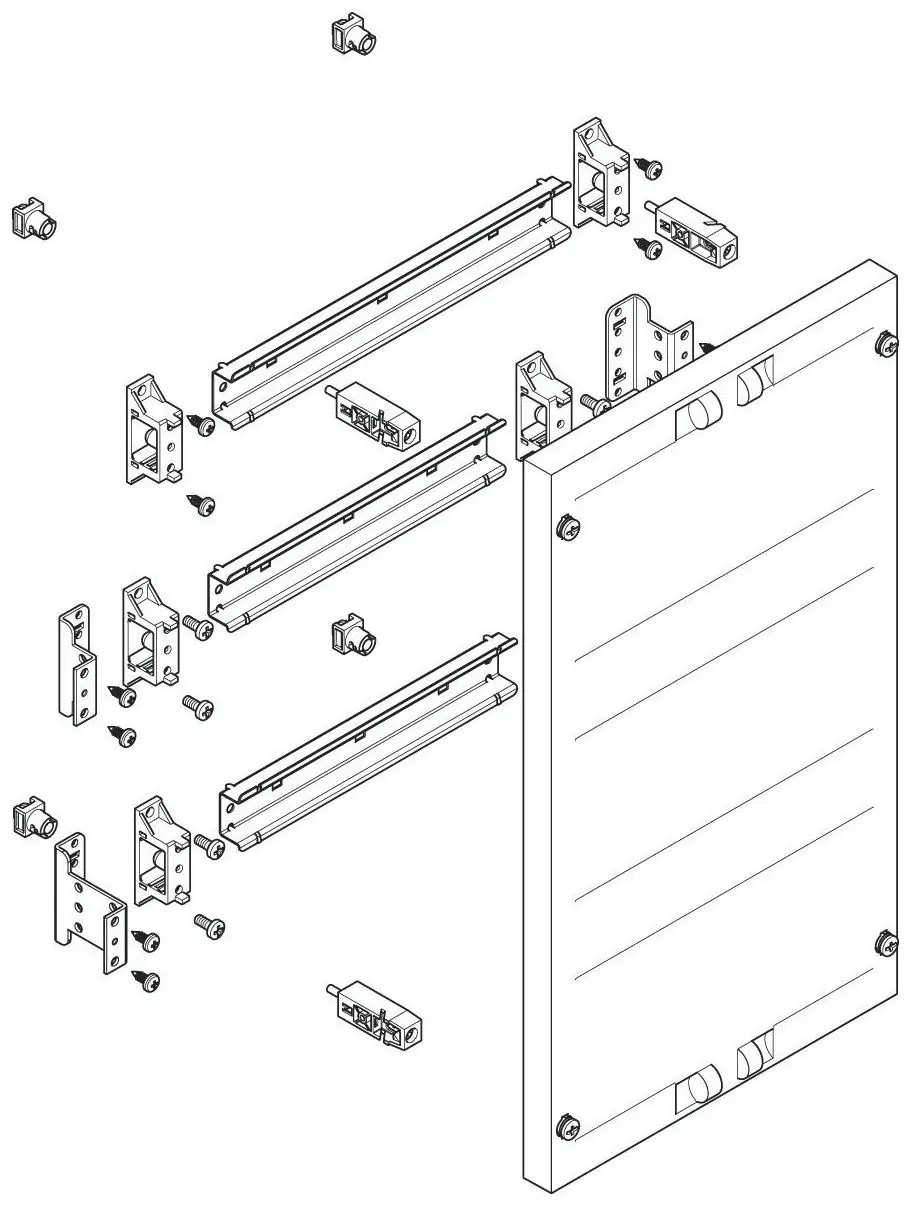 Produktfoto 1 von ESPRO-Modul flach BxH:250x450mm Klemmen waagerecht schutzisoliert