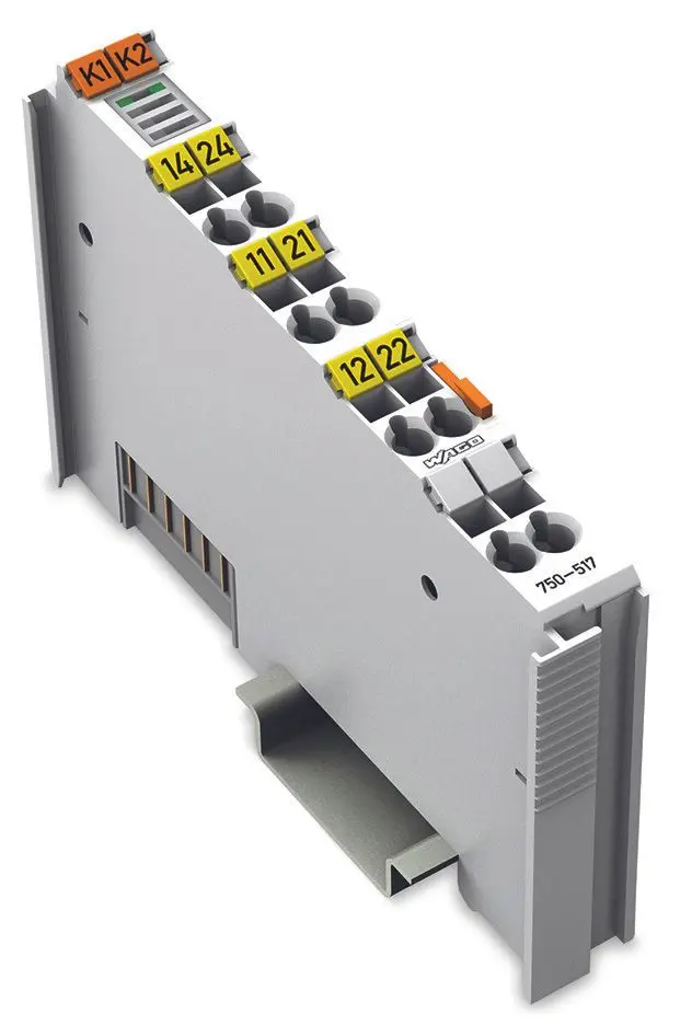 Produktfoto 1 von 2-Kanal-Relaisausgang,AC 250 V,1A, lichtgrau