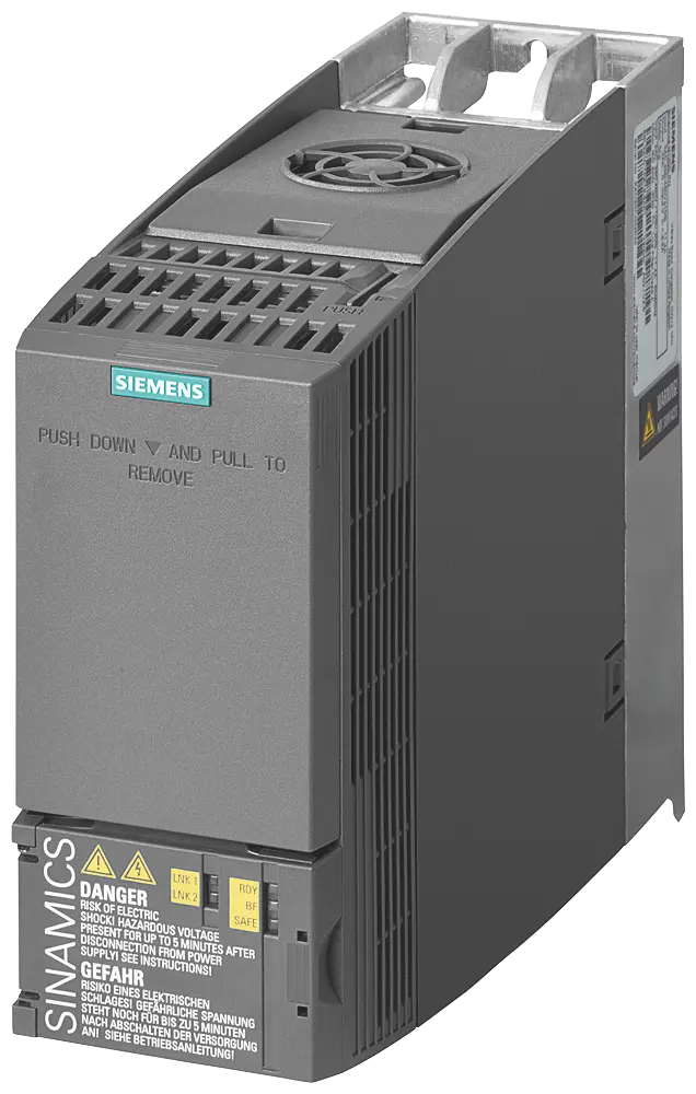 Produktfoto 1 von SINAMICS G120C Nennleistung: 4,0kW mit 150% Überlast für 3 Sec. 3AC380-480V+10