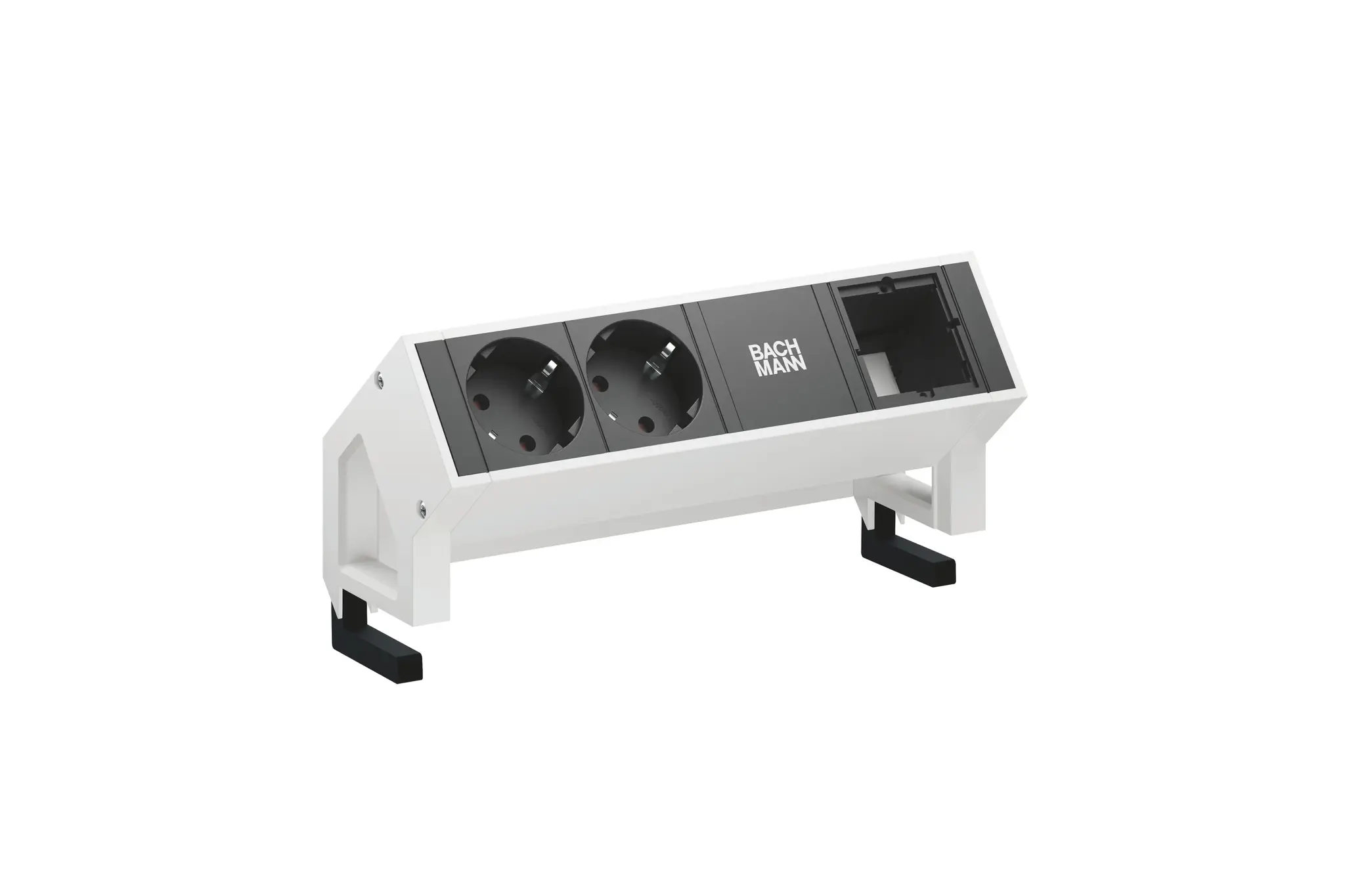 Produktfoto 1 von DESK2 2xSchuko 1xABD Strom 0 RAL9010
