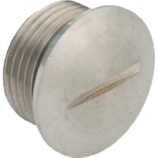 Verschlussschraube Stahl A2 HT M20x1.5 mit O-Ring FPM für h. Temp.
