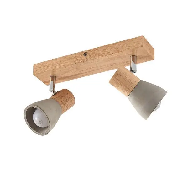 Produktfoto 1 von Anbauleuchte mit Betonschirmen, 2 x E14, max. 5 W LED