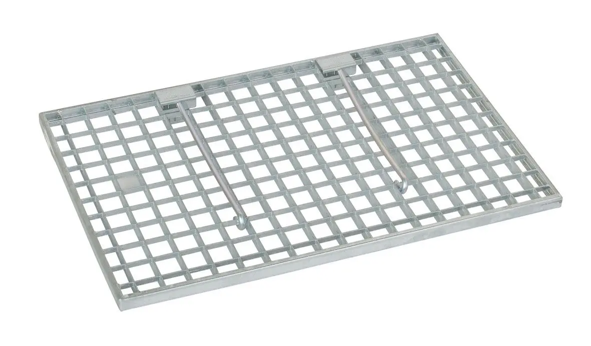 Produktfoto 1 von Bodenrost-Stahlblech Set f.SL082/SL102/SL132