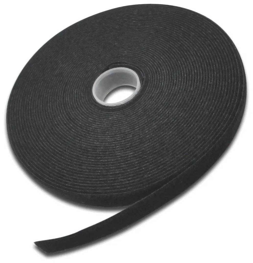 Produktfoto 1 von Klettband auf Rolle Gewebe 10mx15mmx2,6mm auf Rolle sw