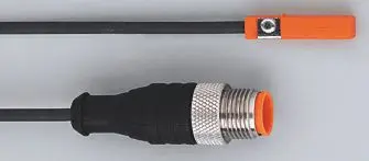 Produktfoto 1 von Zylindersensor GMR 25x5x6,5 2,8mT Schließer DC PNP 0,3m PUR M12 3L 10000Hz