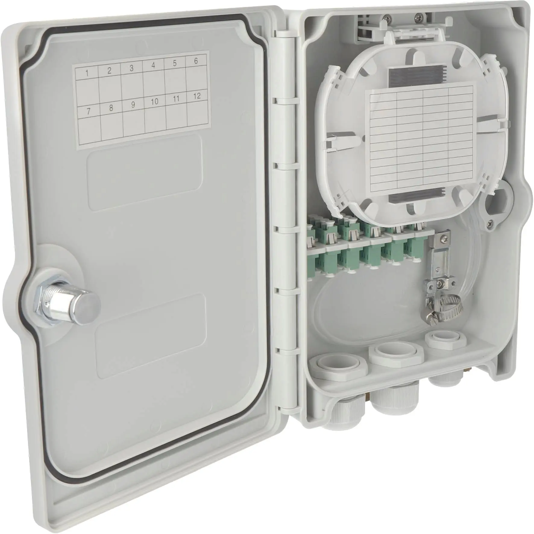 Produktfoto 1 von Connectivity Kompakt Gebäudeverteiler Gf-GV 24 Fasern ANT 6 LC/APC QD IP55