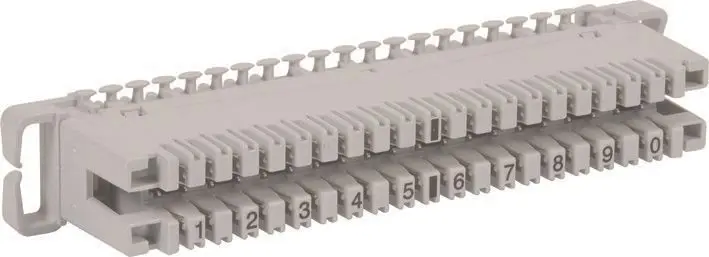 Produktfoto 1 von Anschlussleiste für 10 Doppeladern der LSA-Technik 2