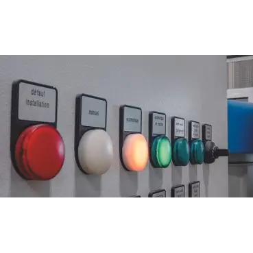 Produktfoto 1 von Beleuchtb.Schild für Not-Aus/ Not-Halt 1 LED rot