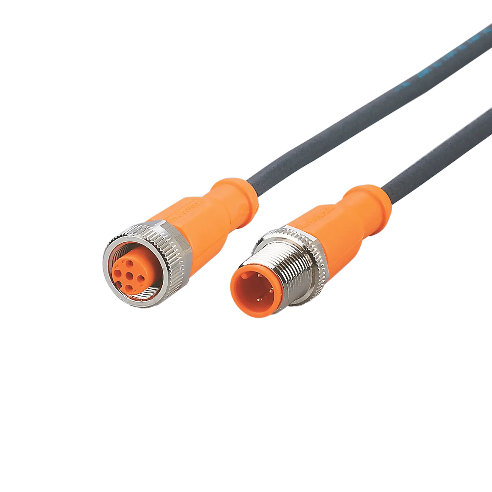 Produktfoto 1 von Verbindungskabel <250VAC 4m PUR Gehäuse TPU orange FKM IP65/67-69K