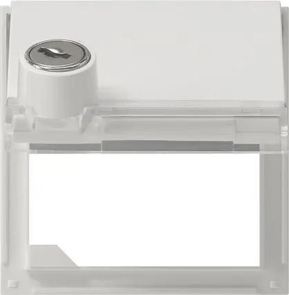 Produktfoto 1 von Adapterrahmen KD BSF Schloss sort TX44 WG UP reinweiß