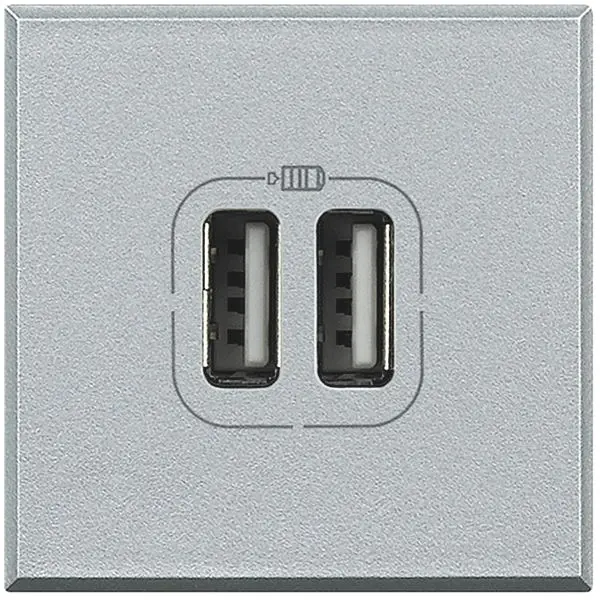 Produktfoto 1 von USB-Lademodul 2f Alu