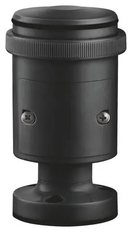 Produktfoto 1 von Basiselement für System MXX mit Sockel waager. Mont. Farbe schwarz