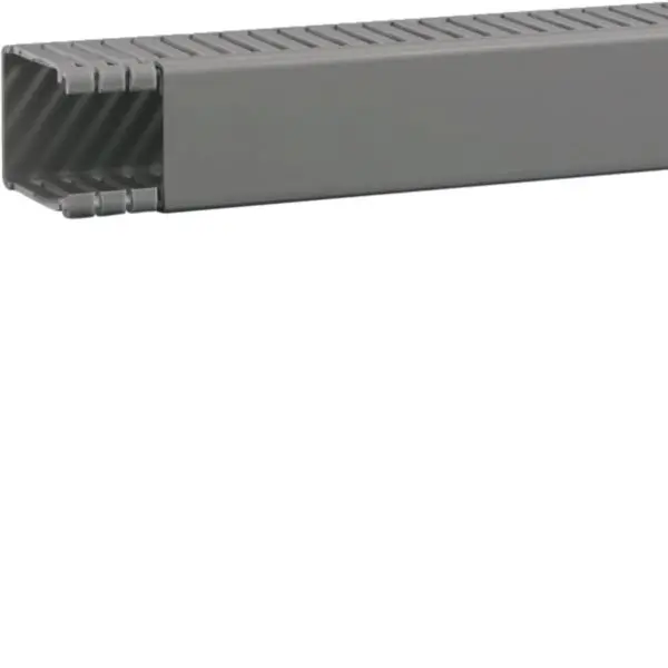 Produktfoto 1 von Verdrahtungskanal ohne Bodenstanzung aus PVC BA6 60x40mm steingrau