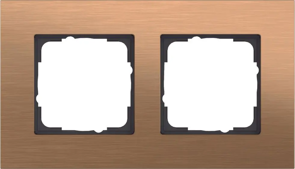 Produktfoto 1 von Abdeckrahmen 2f Gira Esprit Bronze