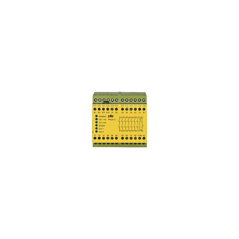 Produktfoto 1 von PNOZ 11 42VAC 24VDC 7n/o 1n/c Sicherheitsschaltgerät