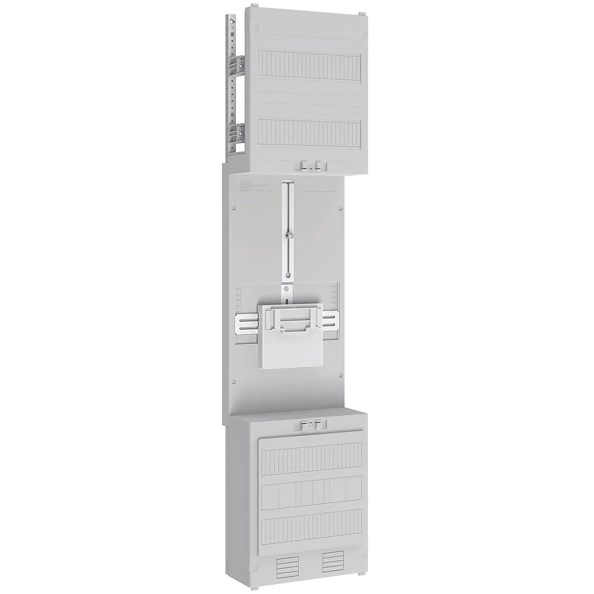 Produktfoto 1 von Zählerfeld 3Pkt 1Z o.V. o.B. m.Schienen 5p BxH 250x1050mm