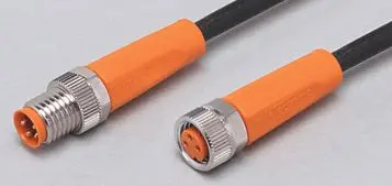 Produktfoto 1 von Verbindungskabel <50VAC 2m PUR Gehäuse TPU orange FKM IP65/67-69K