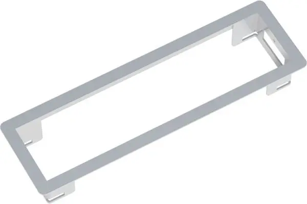 Produktfoto 1 von POWER FRAME Einbaurahmen Edelstahl kurz