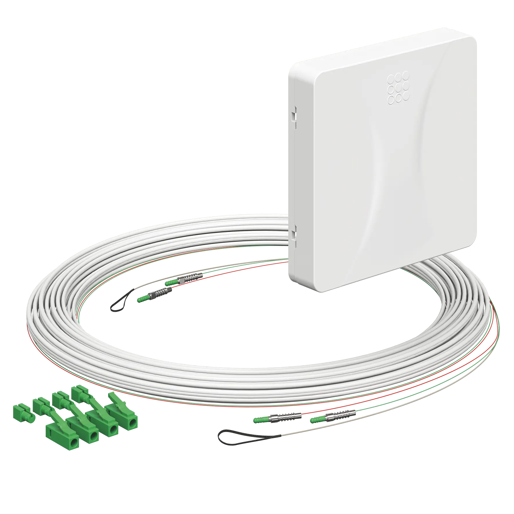 Produktfoto 1 von Teilnehmeranschluss Gf-TA E3S Connect® Aufputz, 2xF, LC/APC DX, L=10m, Gf-GV
