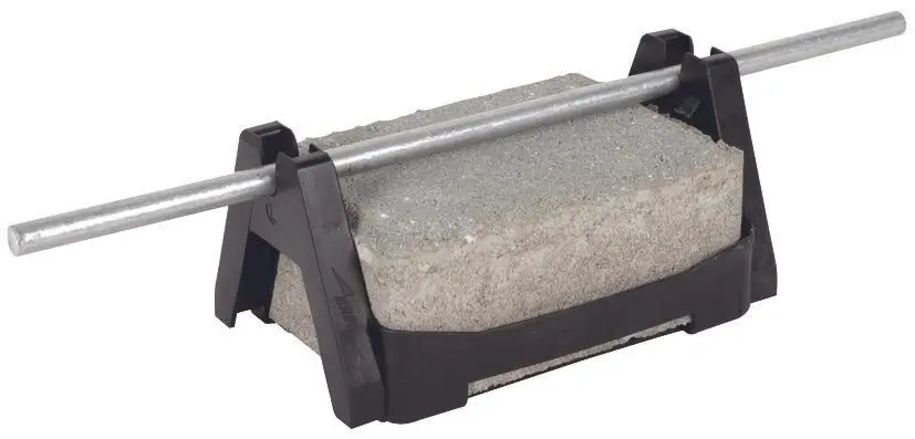 Produktfoto 1 von Dachleitungshalter FB2 f. Flachdächer m. Betonstein C35/45 m. L-Halter Rd8mm