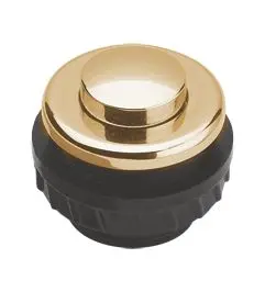 Produktfoto 1 von Klingeltaster MS vergold./Brass gold p. max. 24V~/= (AC/DC)/1,5A D16mm