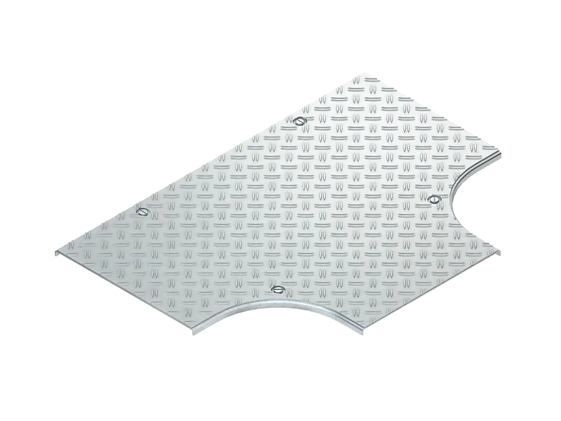 Produktfoto 1 von Deckel für T-Stück, Breite 605 mm t=4,5mm bandverz.m.Drehriegelverschluss