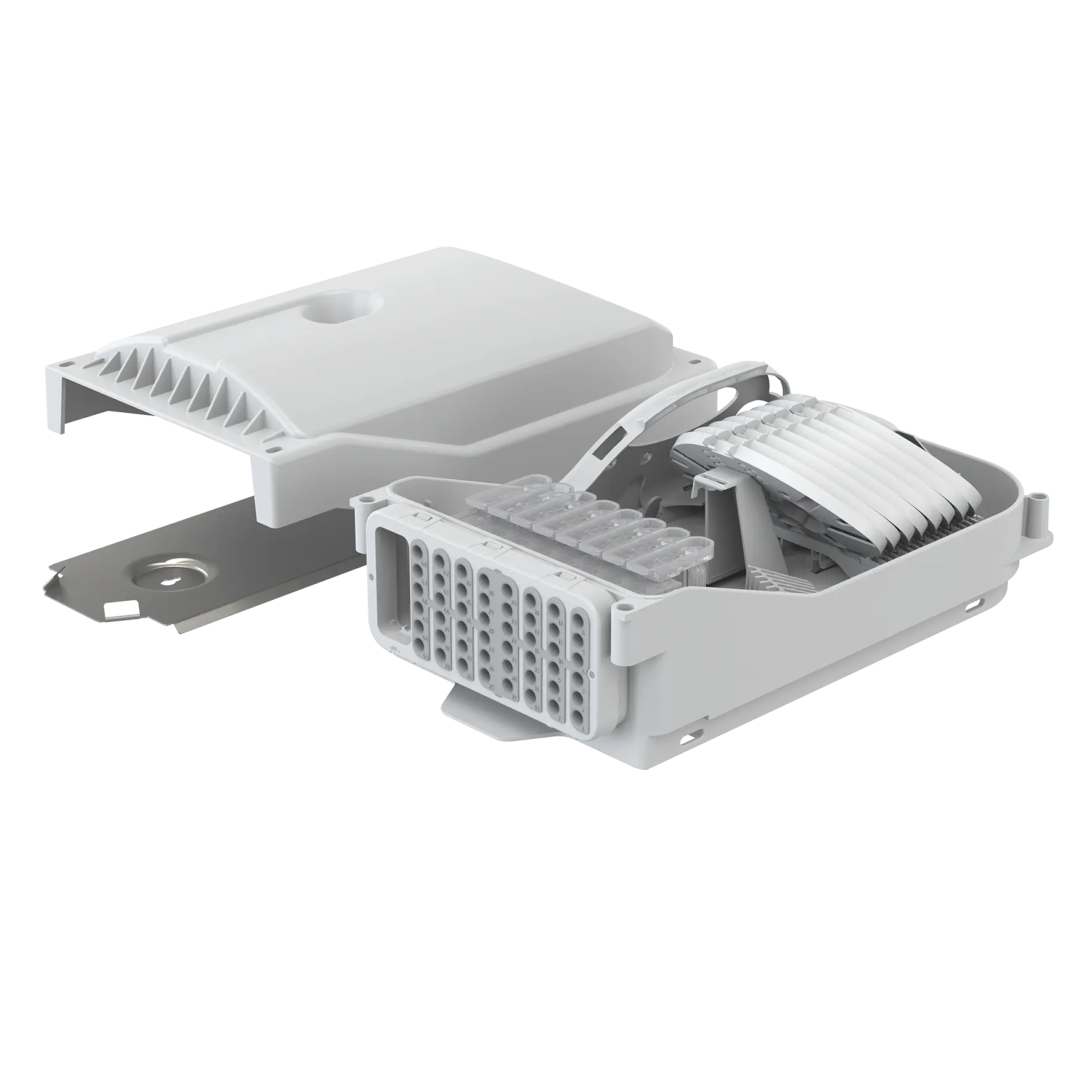 Produktfoto 1 von Connectivity Gebäudeverteiler Gf-GV 96 Fasern ANT 48 Ausgänge Loop IP65