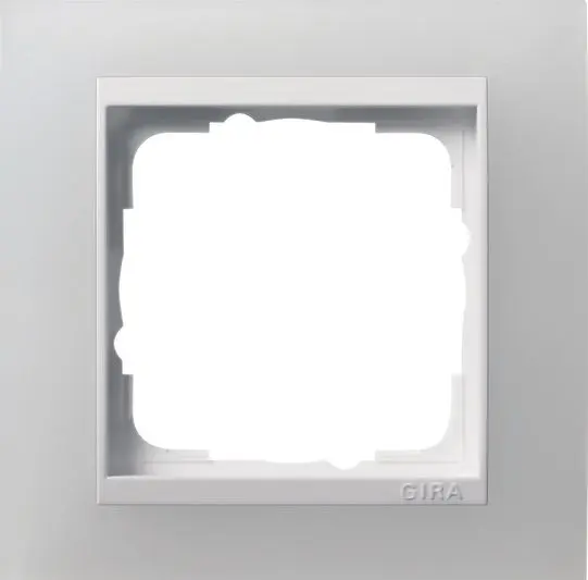 Produktfoto 1 von Abdeckrahmen 1fach f.reinweiß Event Opak weiß