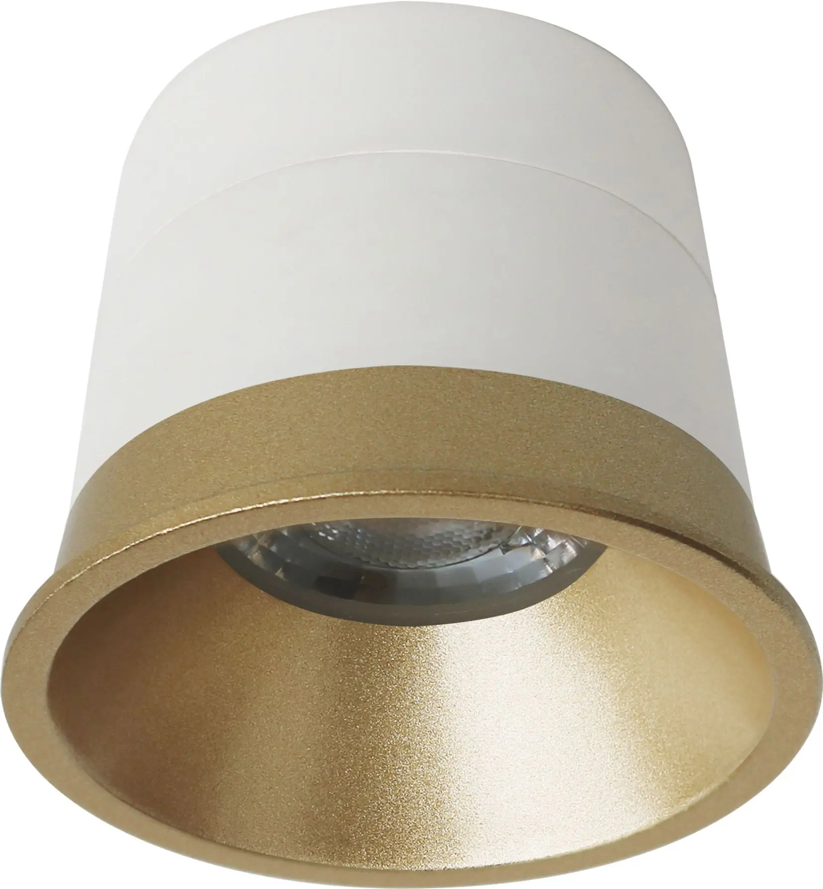 Produktfoto 1 von LED-Modul dimmbar blendarm Gold H43mm SET LED-Modul 36° 4,9W-450lm Ra90 3000K