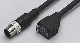 Produktfoto 1 von Verbindungskabel <24VAC 0,6m PUR Gehäuse PUR IP67
