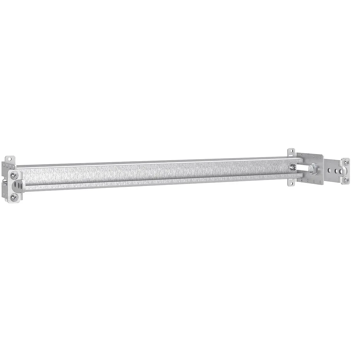 Produktfoto 1 von Kabelabfangschiene 450mm FB2 tiefenverstellbar zwischen Trägerprofil