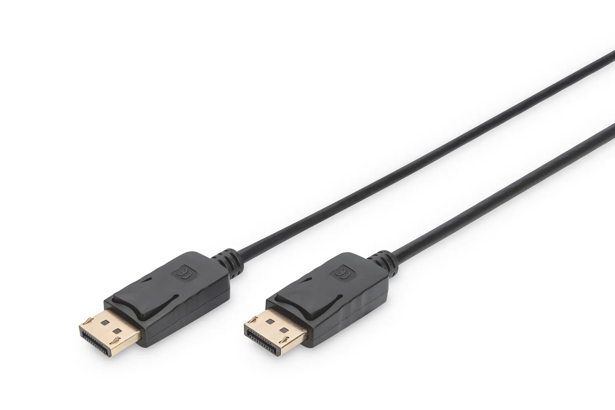 Produktfoto 1 von DisplayPort Anschlusskabel 2m DP St/St m.Verriegelung sw