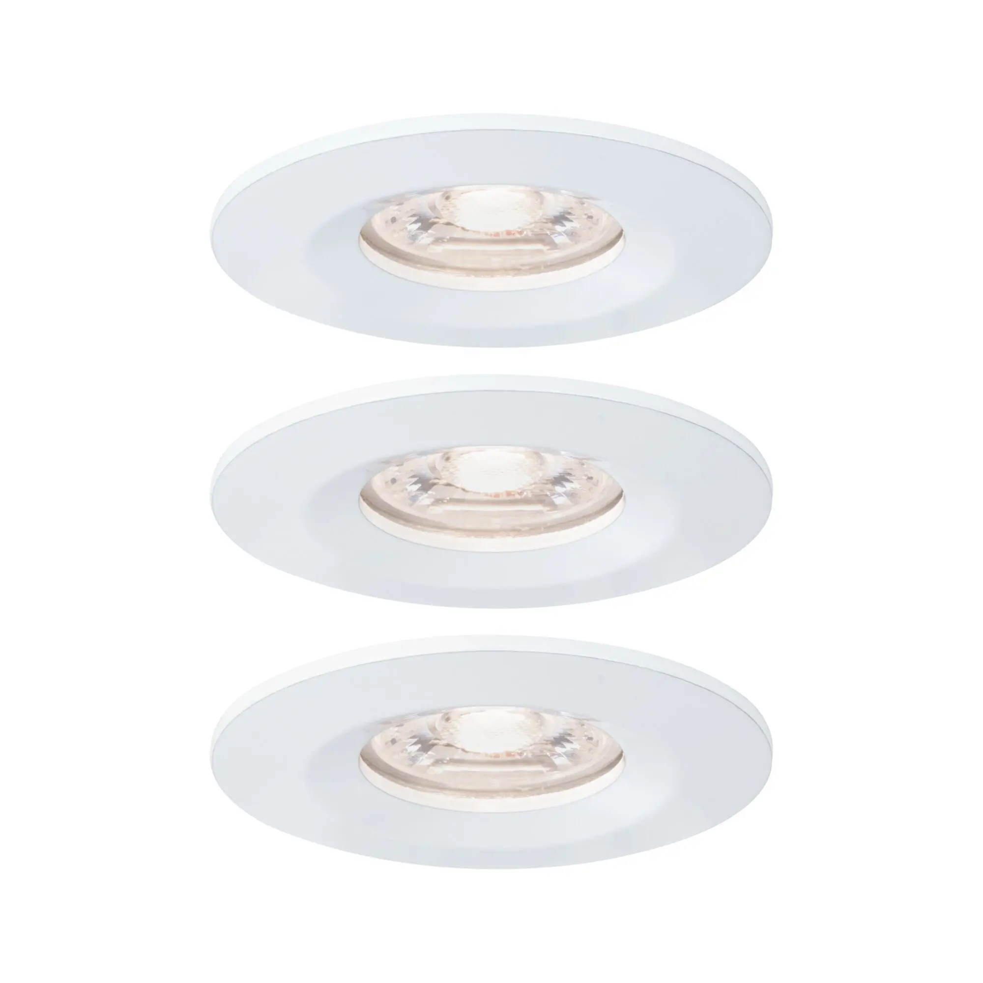 Produktfoto 1 von EBL Nova mini Coin rund starr IP44 LED 3x4W 310lm Weiß matt/Alu